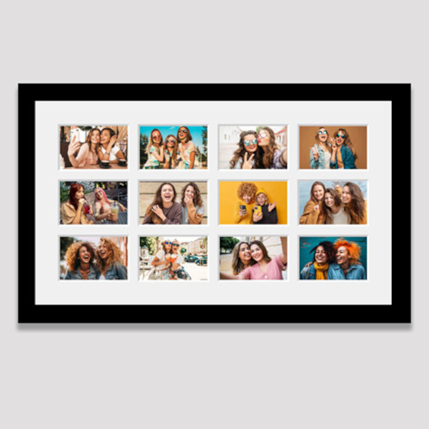 Picture frames for 12 photos