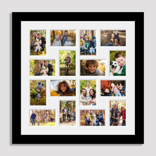 Picture frames for 16 photos