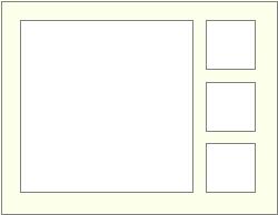 1 lrg square plue 3 small square