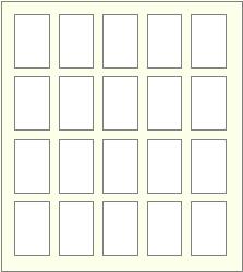 20 aperture rectangle portrait