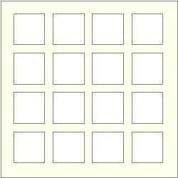 Takes 16 4" x 4" photos