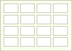 Takes 16 6" x 4" photos