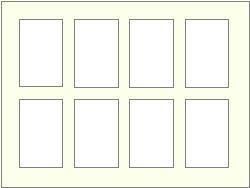 Takes 8 4" x 6" photos