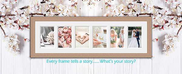 Frame Company Candy Dijon Yellow Multi Aperture Collage Photo frame & Mount 