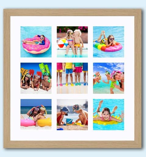 photo collages printed and framed