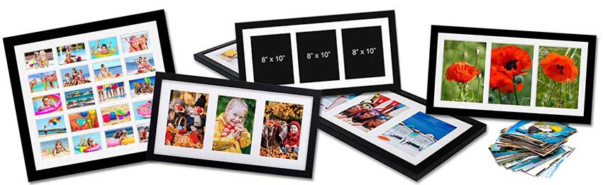 Multi Aperture Photo frame fits 4 6x4 photos multi-picture frames