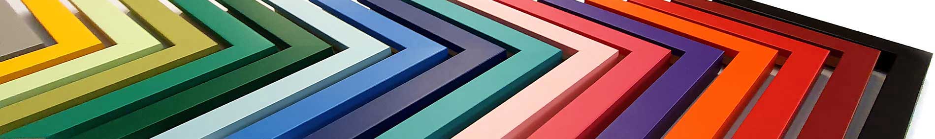 coloured picture frames
