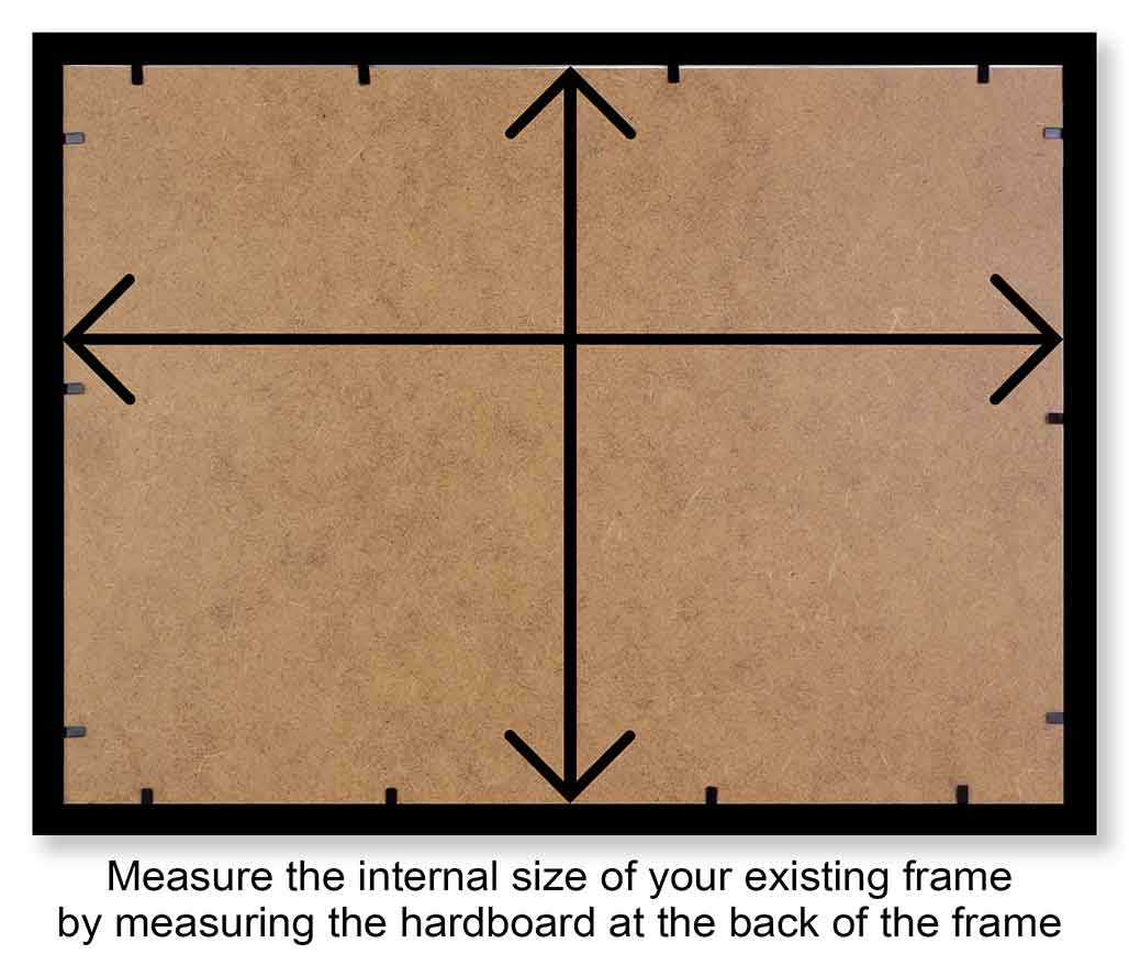 How to measure for a replacement picture frame