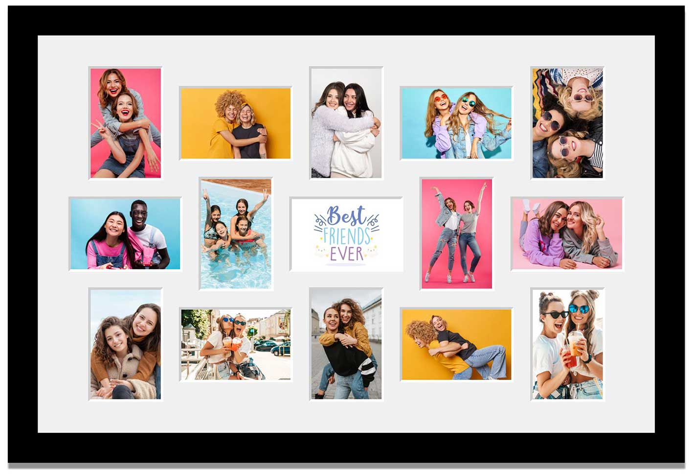 Multi photo frame for 15 photos
